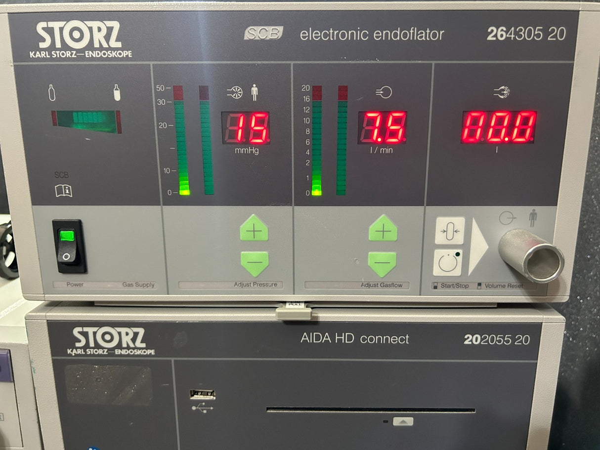Karl Storz TRICAM Camera, Processor, AIDA, Endoflator, Xenon 300, 495ND Full Set
