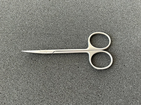 Aesculap BC107R Iris Scissors, Delicate, Curved, 4-3/8"