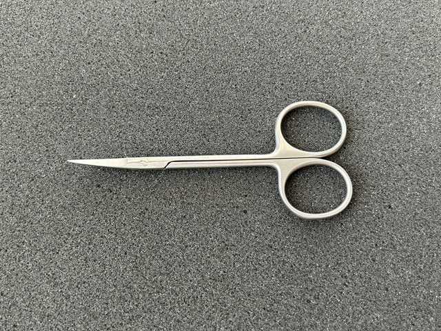 Aesculap BC107R Iris Scissors, Delicate, Curved, 4-3/8"