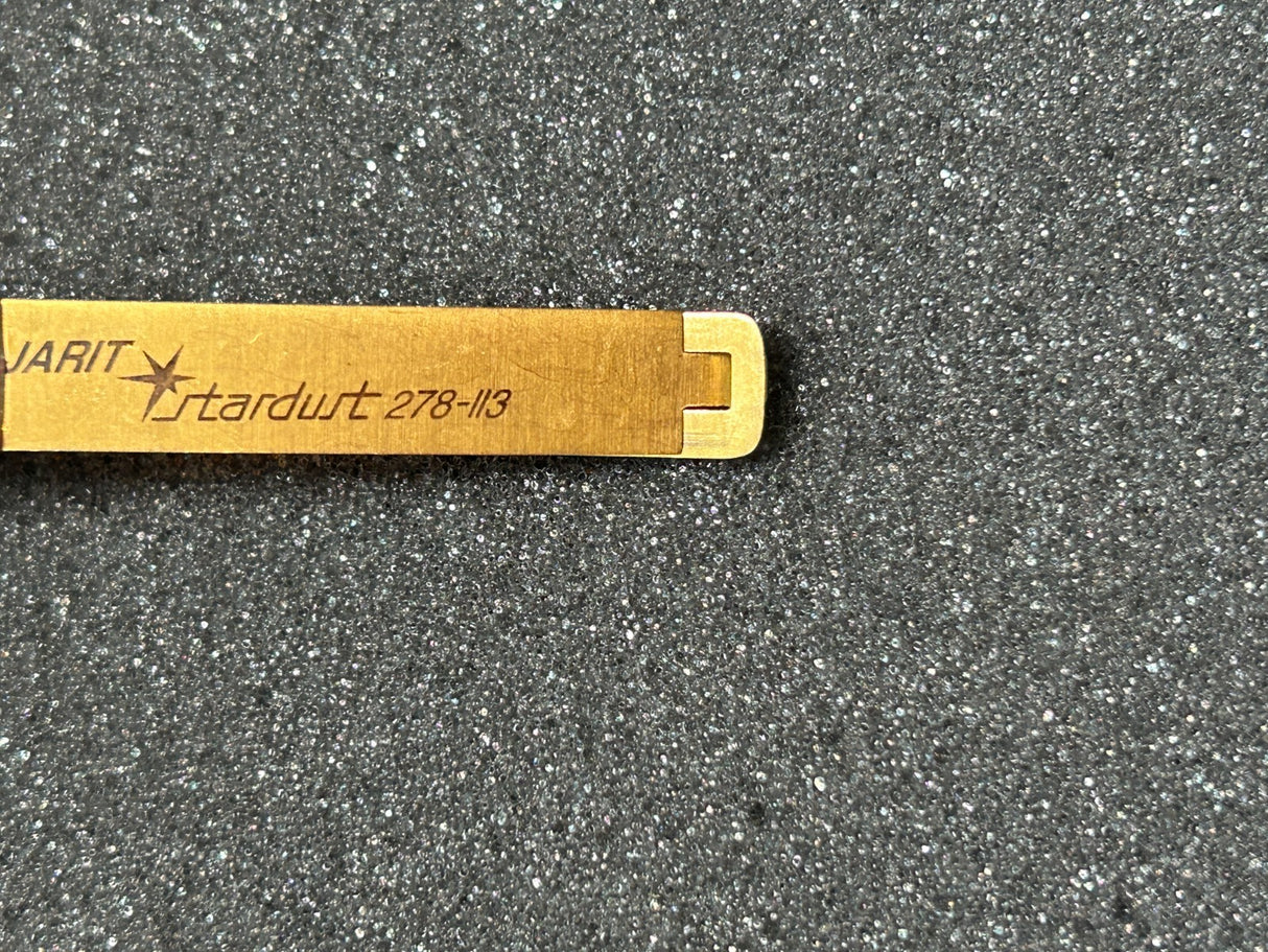 Jarit 278-113 Jarit Micro Stardust Needle Holder 8-1/4" w/Lock Diamond Dust