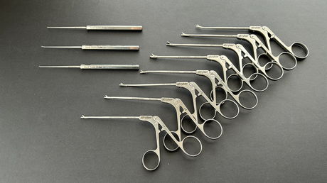 Stryker Arthoscopic/Orthopedic Small Joint Graspers/Punch with Probes Set of 11