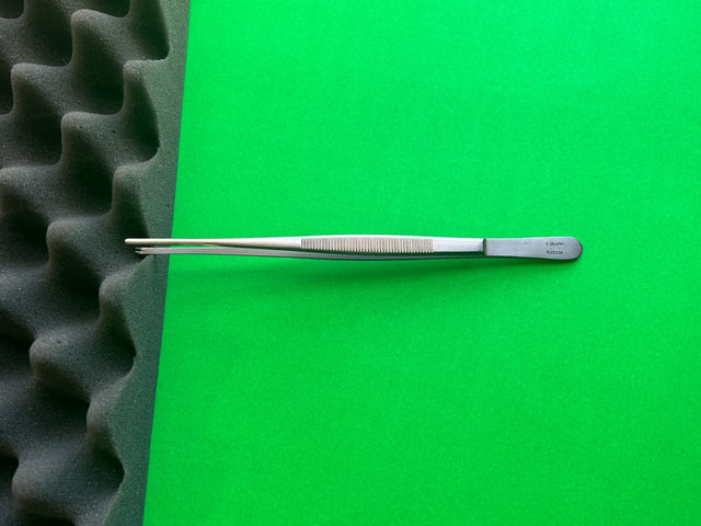 V.Mueller SU2335 Tissue Forceps 8" Straight 1x2 Teeth