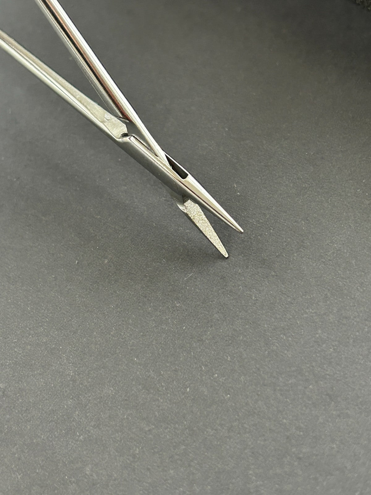 Scanlan 6006-36 Micro Needle Holder, 8-3/4" Straight, Diamond Dust Jaws