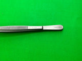Pilling 35-1858 Debakey Tissue Forceps Straight 1mm Tip, 7-3/4"