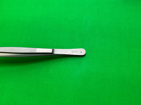 Aesculap BD052-R Dressing and Tissue Serrated Forceps, 9.75"