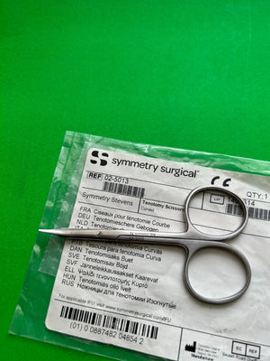 Symmetry Surgical 02-5013 Tenotomy Scissors 4 1/8'', 10.4cm
