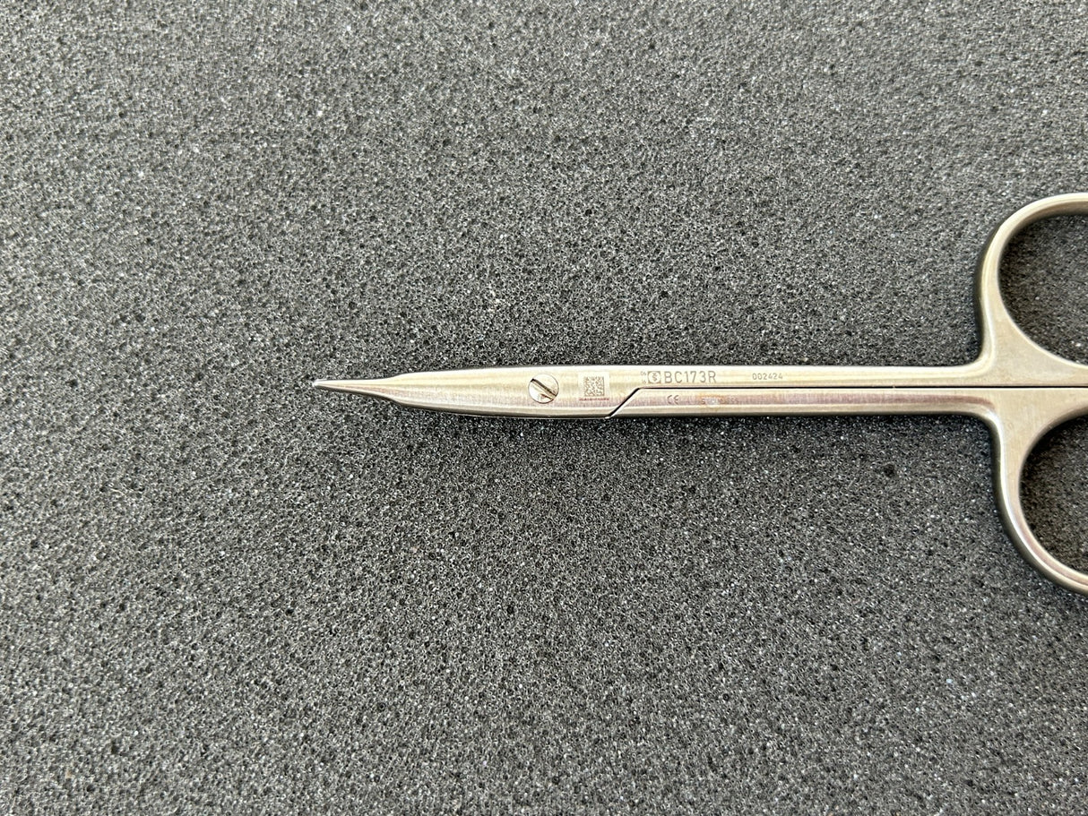 Aesculap BC173R Stevens Tenotomy Scissors, Curved, Blunt, 4.25"
