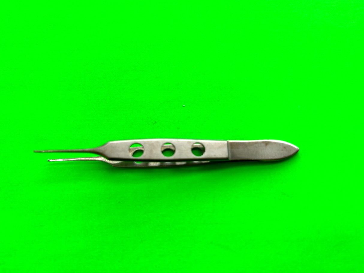 Jarit Surgical 355-120 Bishop Harmon Iris Forceps 1 x 2 Teeth 3-1/4"