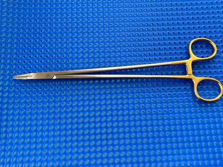 Symmetry Surgical 32-469 Needle Holder; Ryder; Tungsten Carbide; 1.0 mm; 9 in