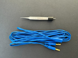 V. Mueller OP0914-201 Tenzel/Jewler Bipolar Forceps W/ Free Cable