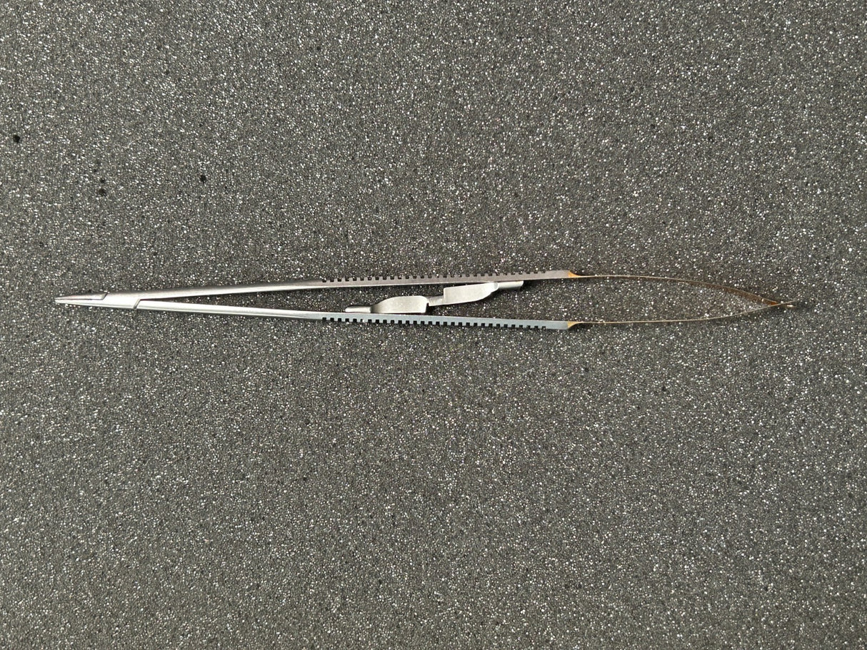 Jarit 121-228 Castroviejo Needle Holder, Carb-Bite, w/Lock 7-1/4', TC