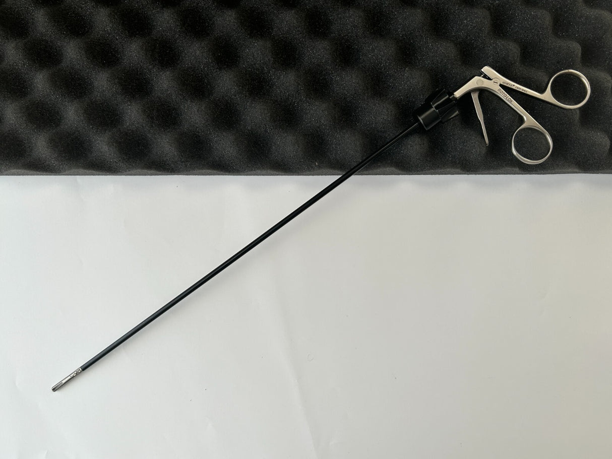 Jarit Surgical Roto-Lok 5mm x 37cm Fenestrated Jaws Grasping Forceps
