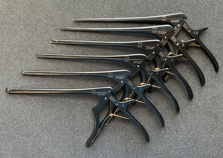 Aesculap Detachable Kerrison Rongeur/Punch 40° Up 1.5mm-6mm Set of 6 Spine/Neuro