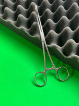 Pilling 12-1412 Sponge Holding Forceps; Ballenger; Straight; 7 1/4"