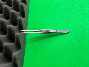 Miltex 6-92 Tissue Forceps, 5", 1x2 Teeth