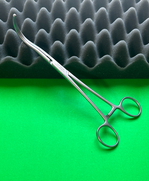 Jarit 475-500 Stille Clamp Forceps 8 3/4" Curved