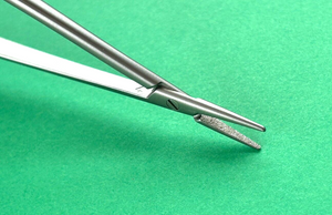 Scanlan Surgical 9-1/2" Jacobson Microsurgical Needle Holder, Diamond Dust, Lock