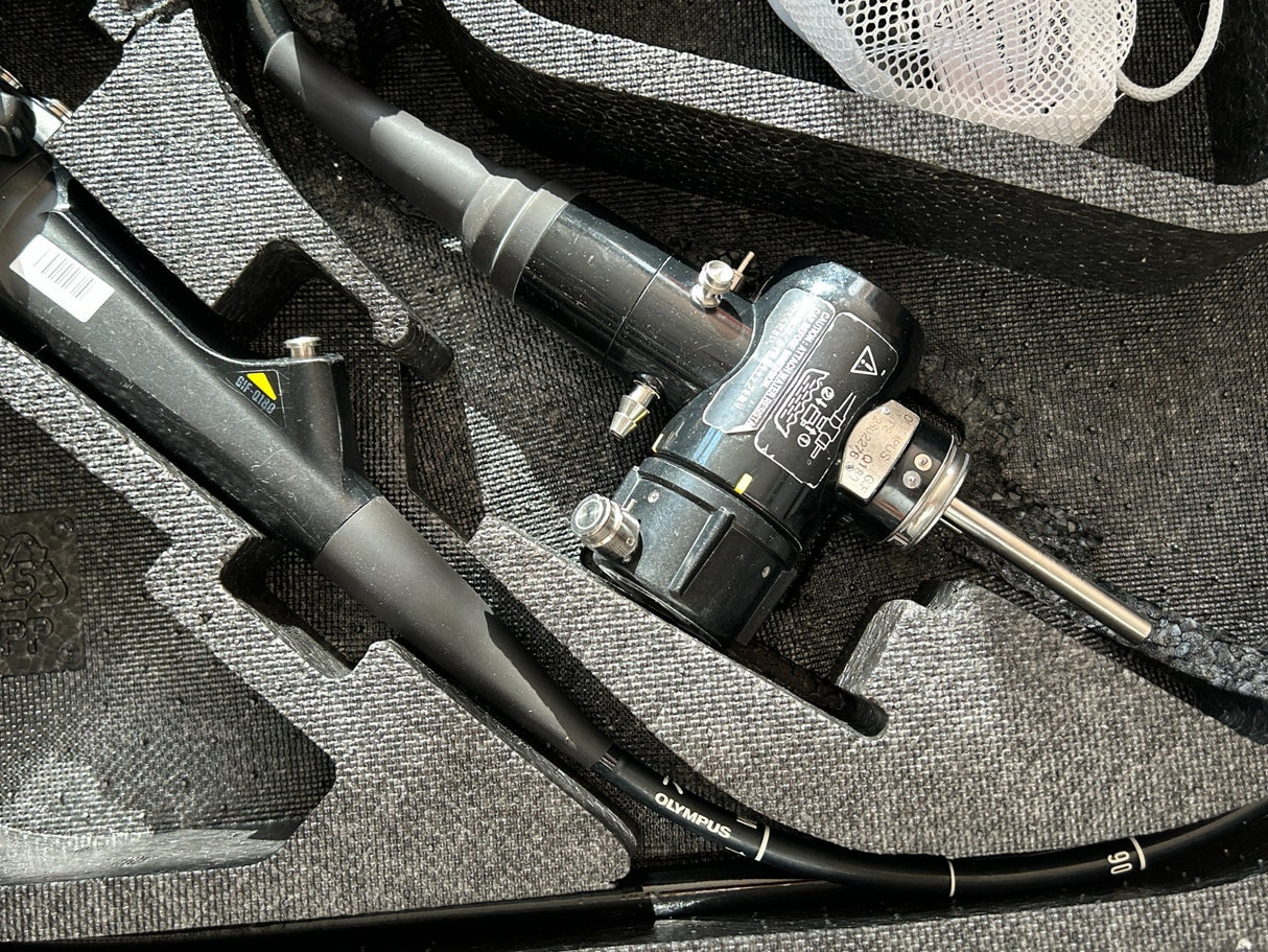 Olympus GIF-Q180 Evis Exera II Gastroscope GASTROINTESTINAL VIDEOSCOPE IN CASE!
