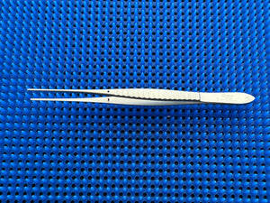 Weck 466200 CUSHING DRESSING FORCEPS Straight, Serrated, 7"