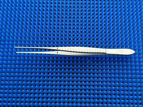 Weck 466200 CUSHING DRESSING FORCEPS Straight, Serrated, 7"