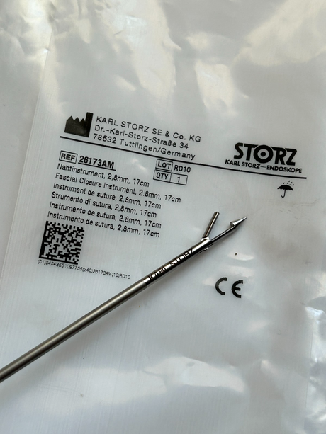 Karl Storz 26173AM Closure Instrument, 2.8mm, 17cm