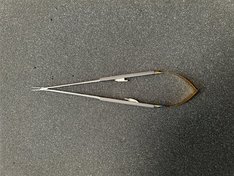 Jarit 278-113 Jarit Micro Stardust Needle Holder 8-1/4" w/Lock Diamond Dust