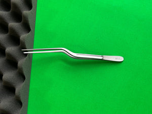 Codman 30-1166 Hoen Bayonet Forceps 1 X 2 Teeth 7-3/4"