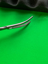 Codman 32-4151 Rochester-Carmalt Curved Forceps 8"