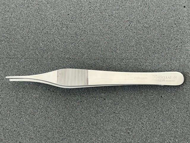 Aesculap BD523R Jefferson Tissue Forceps 7" 1X2 Teeth