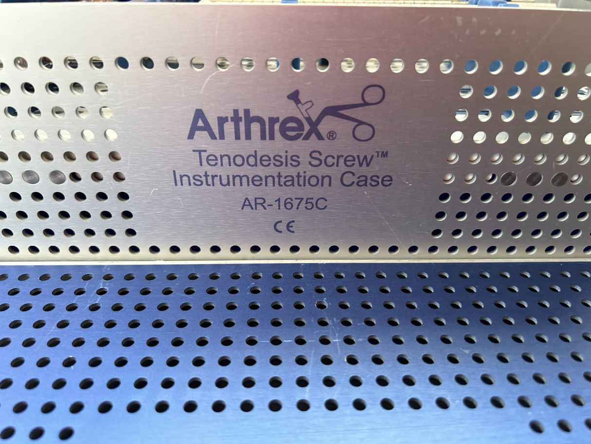Arthrex AR-1675S Tenodesis Instrumentation Complete Orthopedic Set Reamers