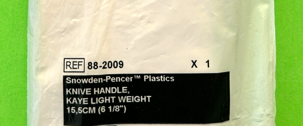 Snowden Pencer Surgical 88-2009 6-1/8" Knive Handle Kaye Light Weight