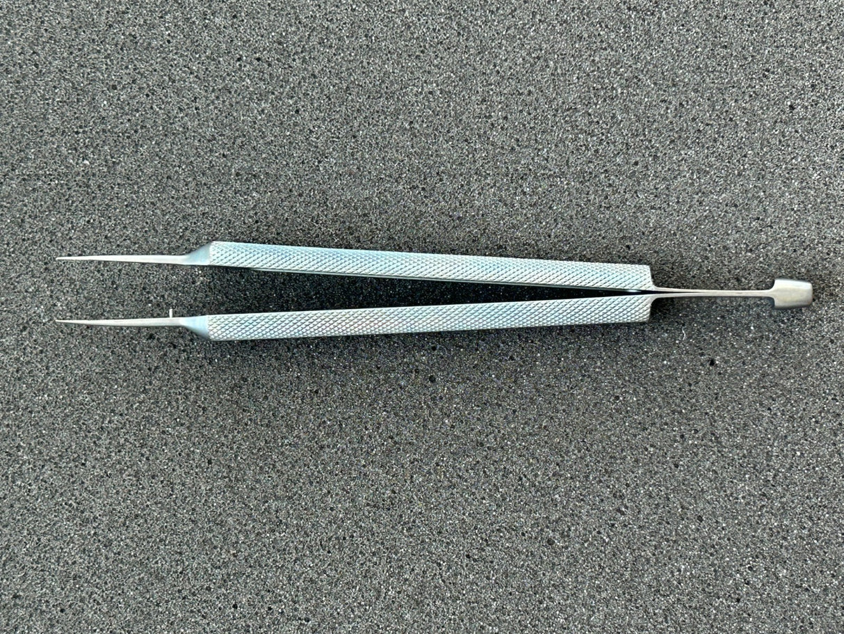 Codman 80-6630 6" E-Series Titanium Tying Forceps, 0.7mm