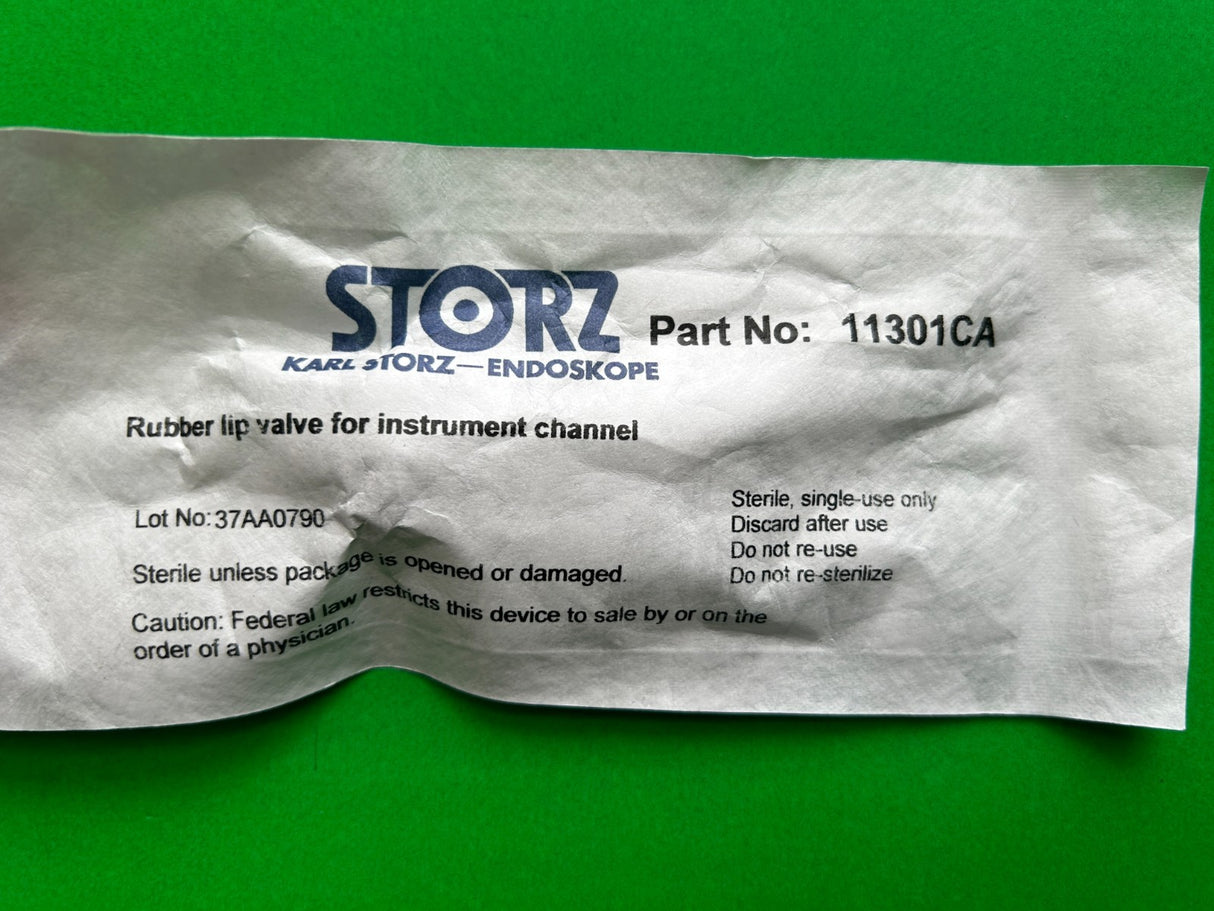 Karl Storz P/N 11301CA Rubber Lip Valve for Instrument Channel