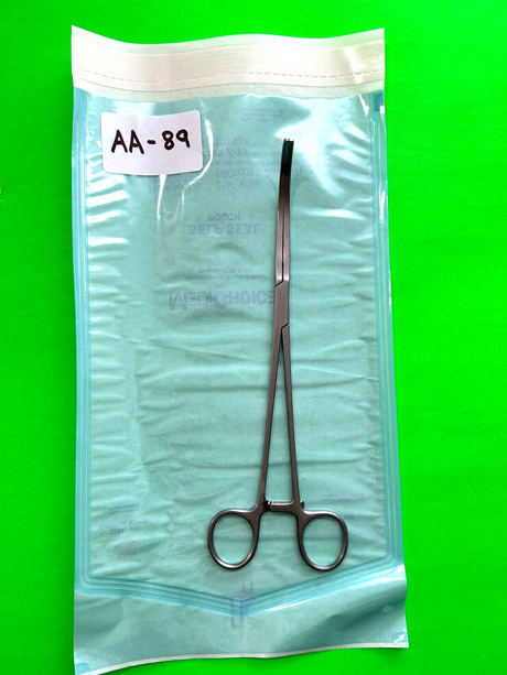 V.Mueller Surgical CH 6352 Glover Cooley Forceps 9-3/4" Curved Jaw