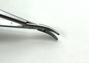 Spectrum 40-4471 Curved Needle Holder, w/Lock, TC