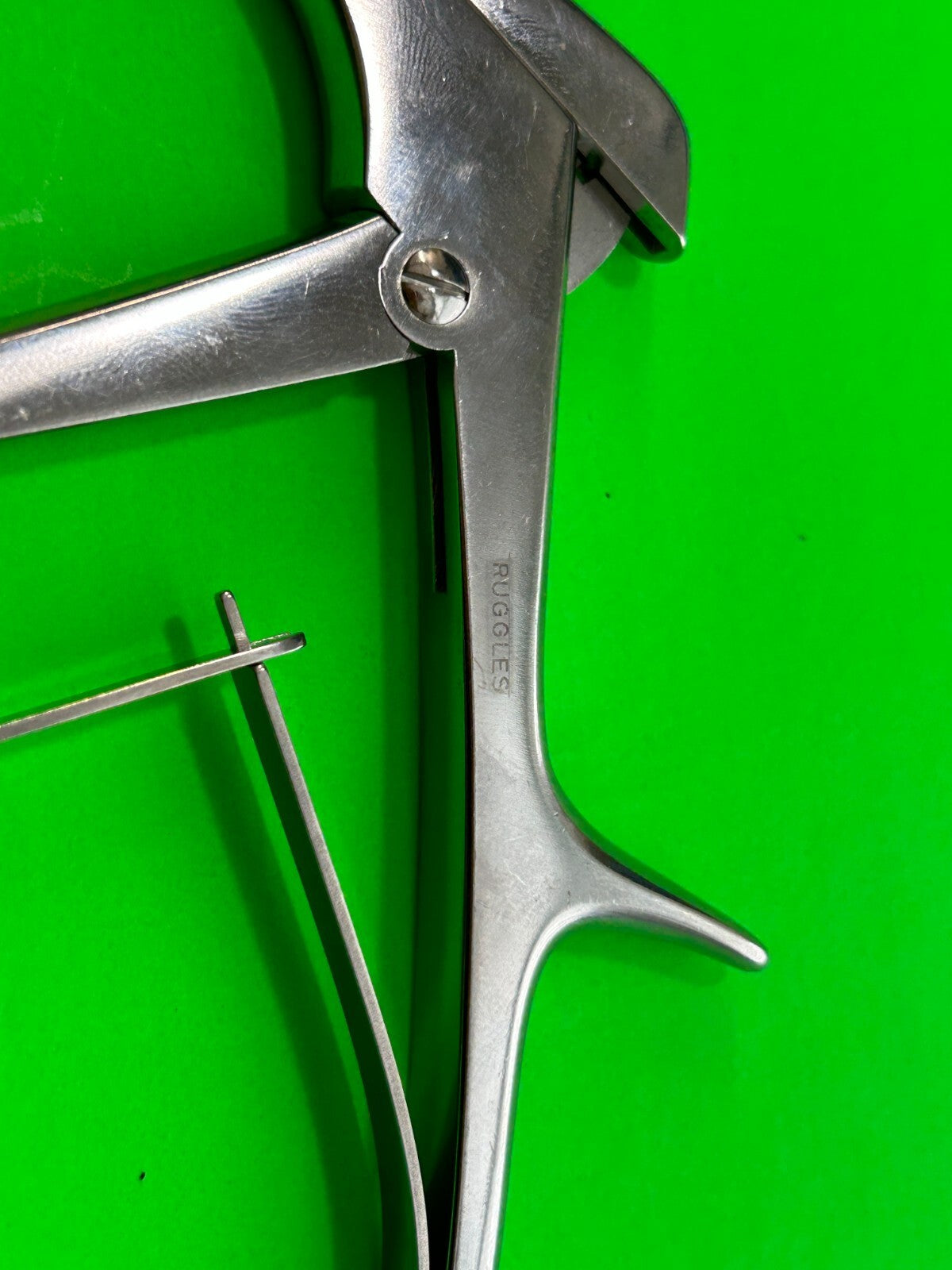 Ruggles Surgical Kerrison Rongeur 5mm down bite 90° Shaft 7"