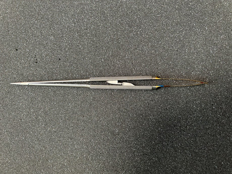 Jarit 278-113 Jarit Micro Stardust Needle Holder 8-1/4" w/Lock Diamond Dust