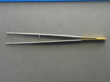 Jarit 130-353 Carb Bite Potts-Smith Tissue Forcep, 7-1/4"
