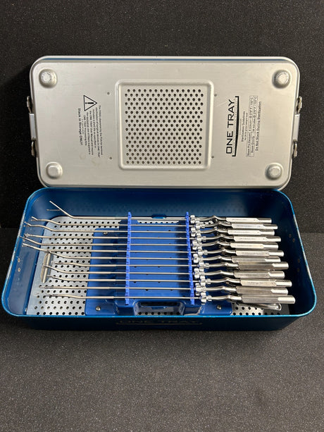 Karl Storz Laparoscopic Grasper Forceps & Scissors 5mmx36cm Set of 12 w/ Tray