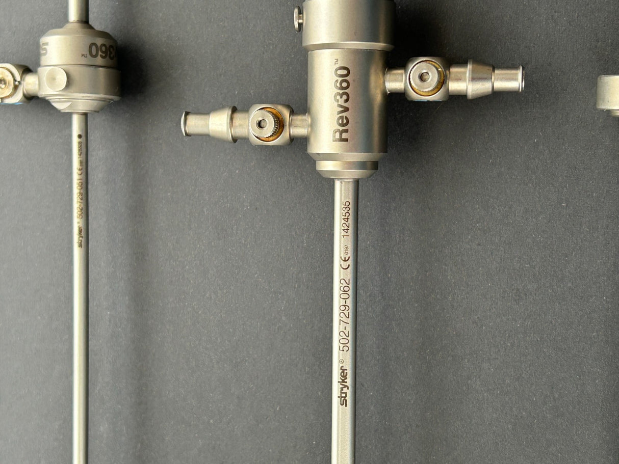 Stryker 2.9mm 30° Hysteroscope Set Rev360 W/Sheaths and FREE Storz Adapter