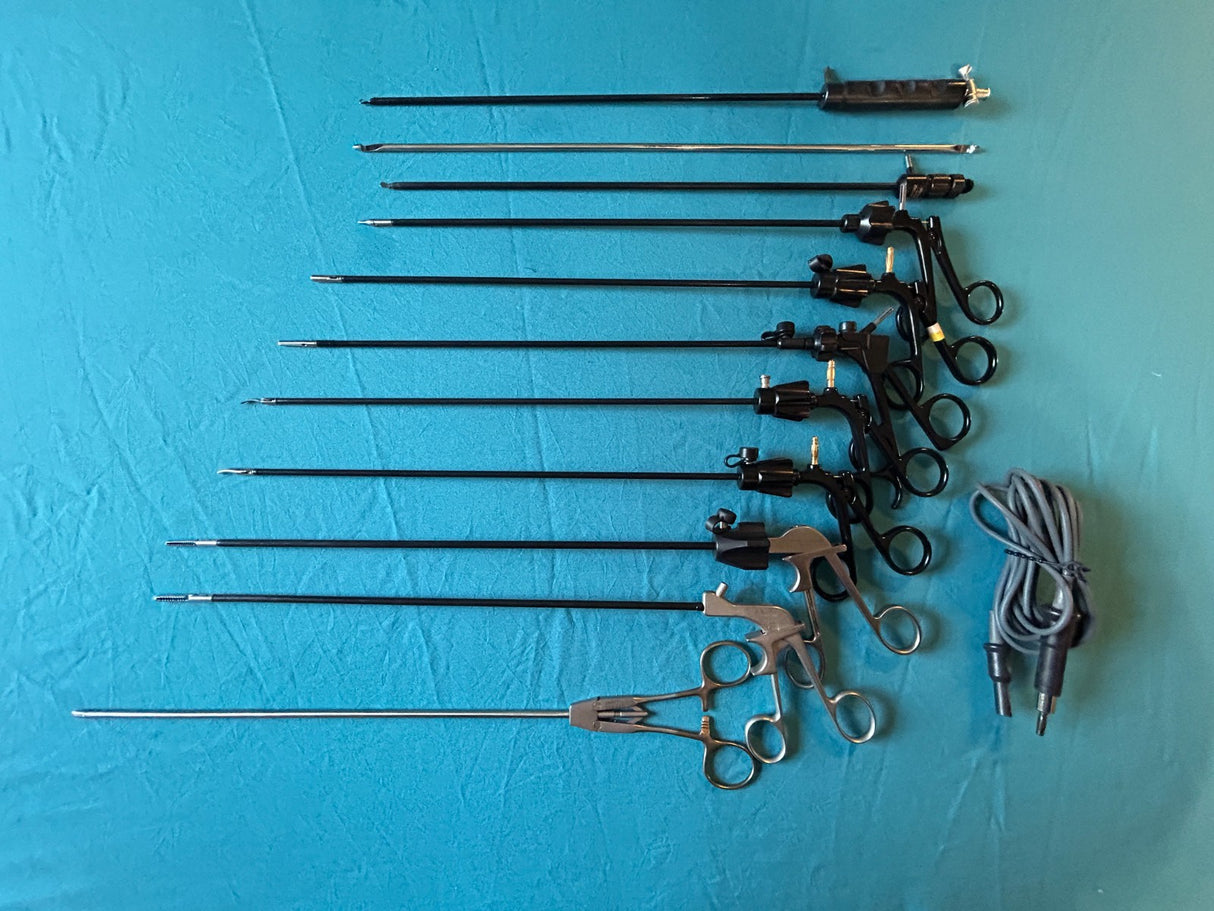 Laparoscopy Most Common Set 5mm Karl Storz V.Mueller R.Wolf Set Of 12 (Set B)