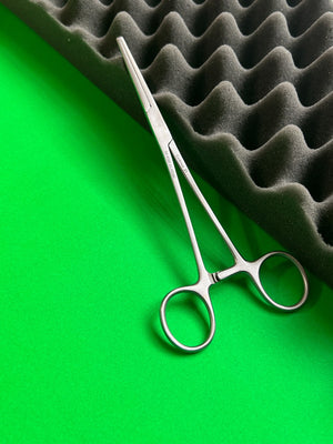 Codman 34-4130 Rochester Ochsner Forceps, 1x2 Teeth, 8"