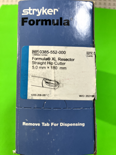 Box Of 5 Stryker Formula Surgical  XL Resector Straight Hip Cutter 5.0mm x 180mm