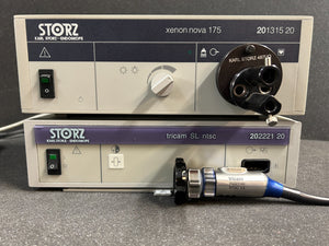 Karl Storz Autoclavable Tricam NTSC Set W/ Xenon Nova 175 Light & Tricam SL NTSC