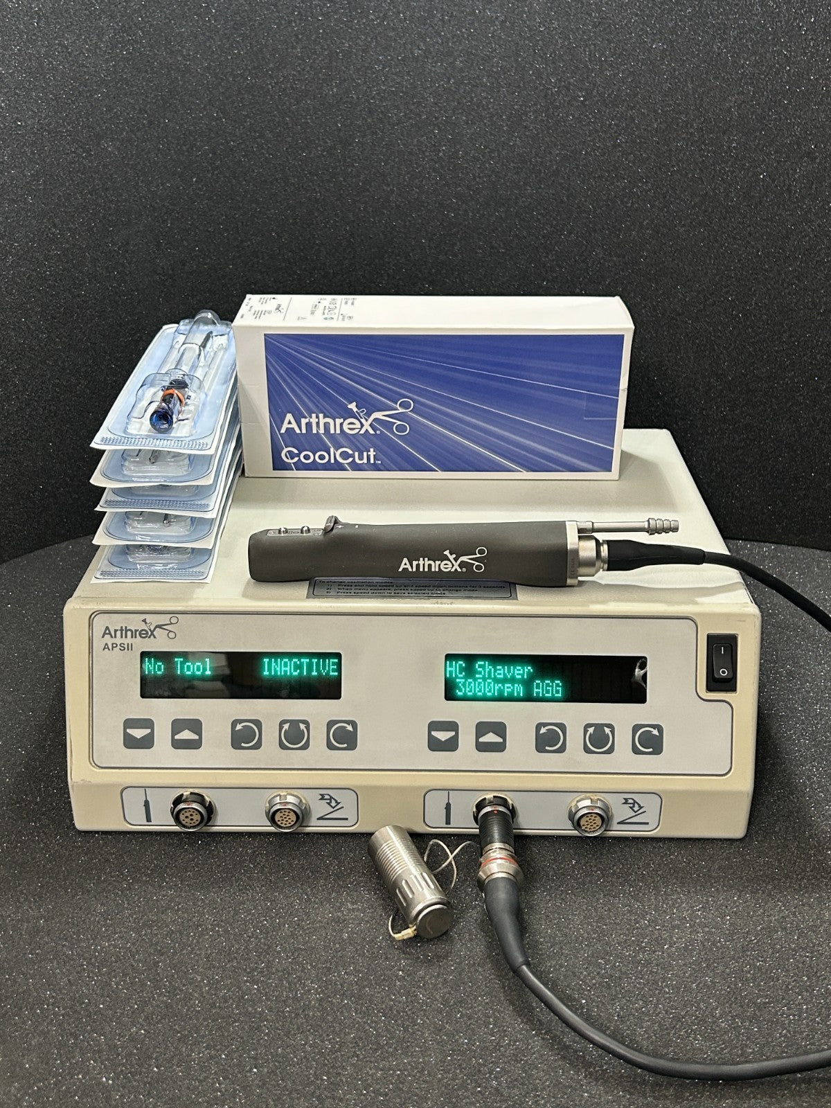 Arthrex Shaver AR-8330H W/ APS II Console and 5 FREE Connectors TESTED