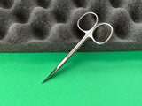 Miltex Surgical 4" Iris Scissors, Curved, Sharp Tip