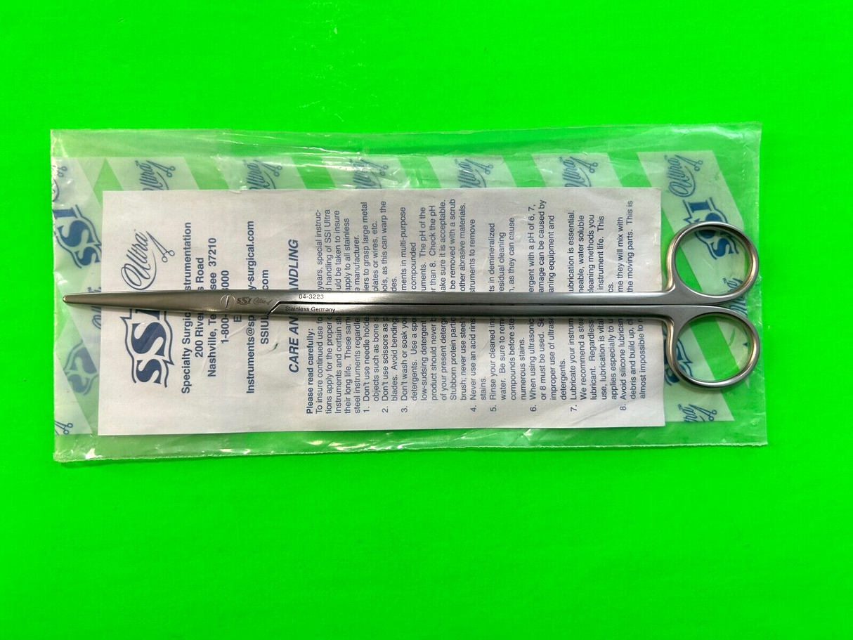 SSI Ultra Surgical 04-3223 Nelson Metzenbaum Dissecting Scissors