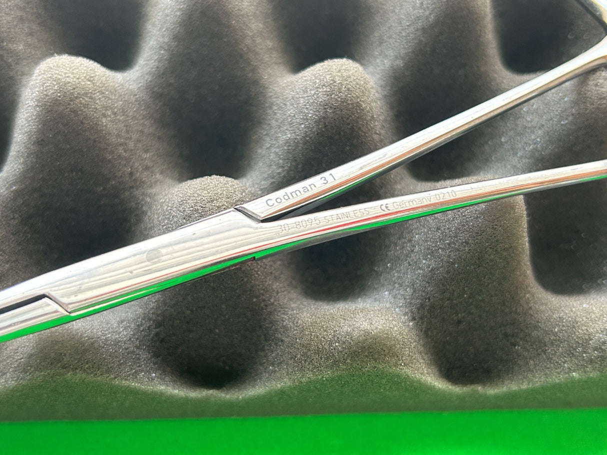 Codman 30-8095 Duval Lung Grasping Forceps, 7-3/4"