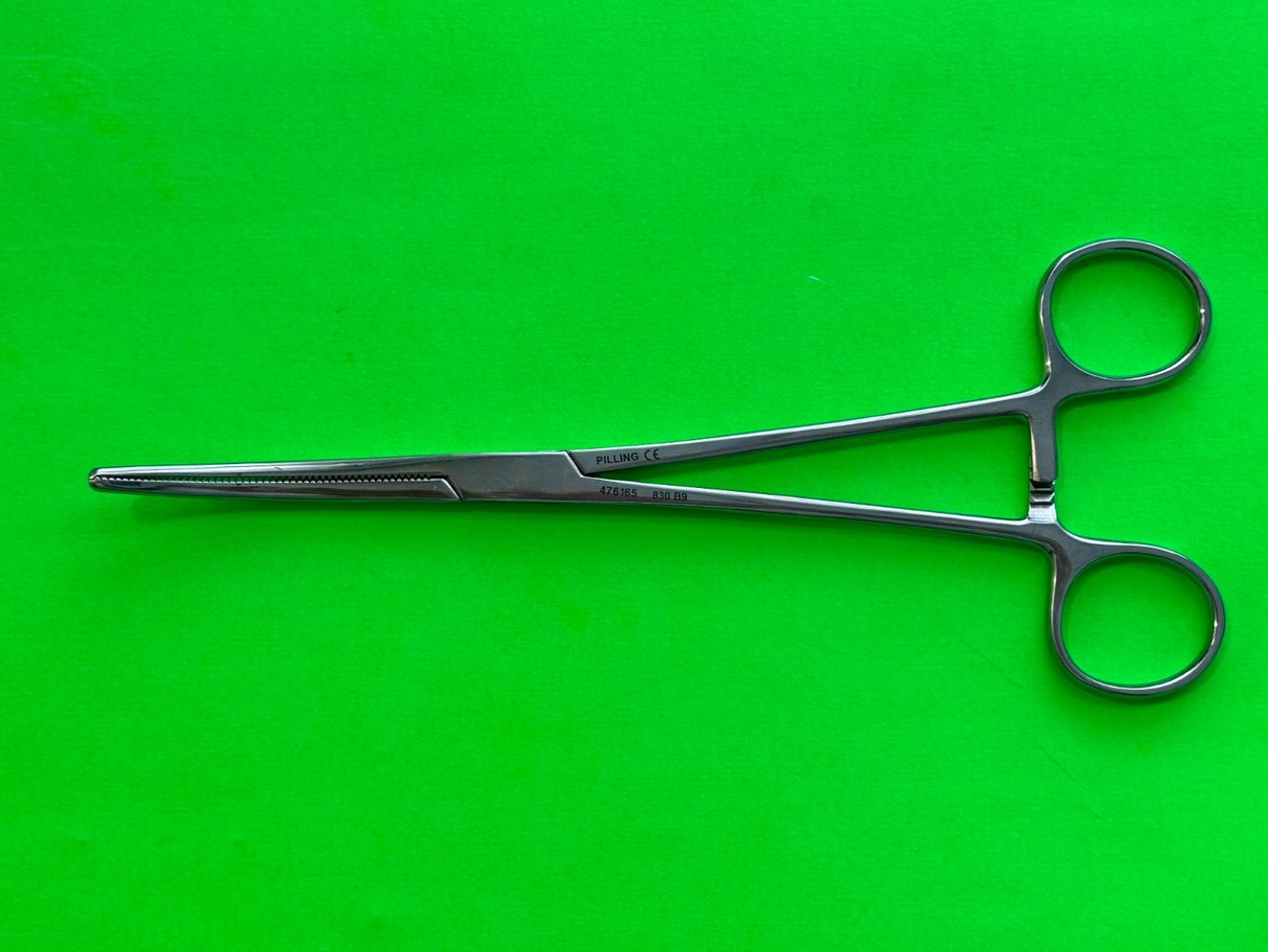 Pilling Surgical 476165 Mayo Pean Forceps, Curved 21.5 cm