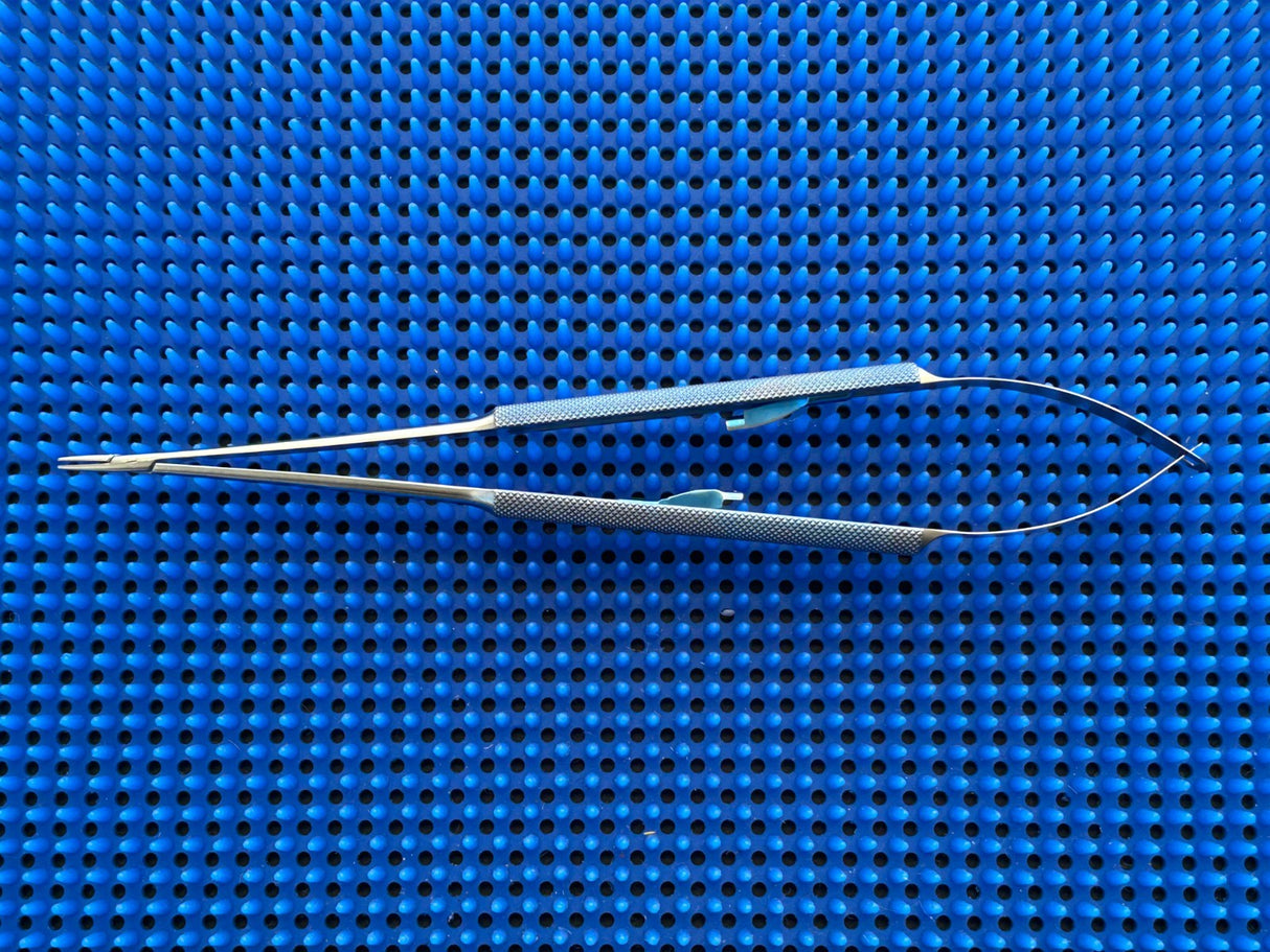 Scanlan 3003-346 Titanium Legacy Needle Holder, Straight DIAMOND DUST ™ Jaws 9"